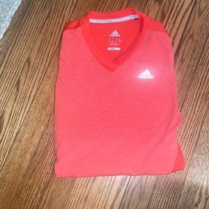 Pink Adidas Longsleeve ClimaLite Shirt
